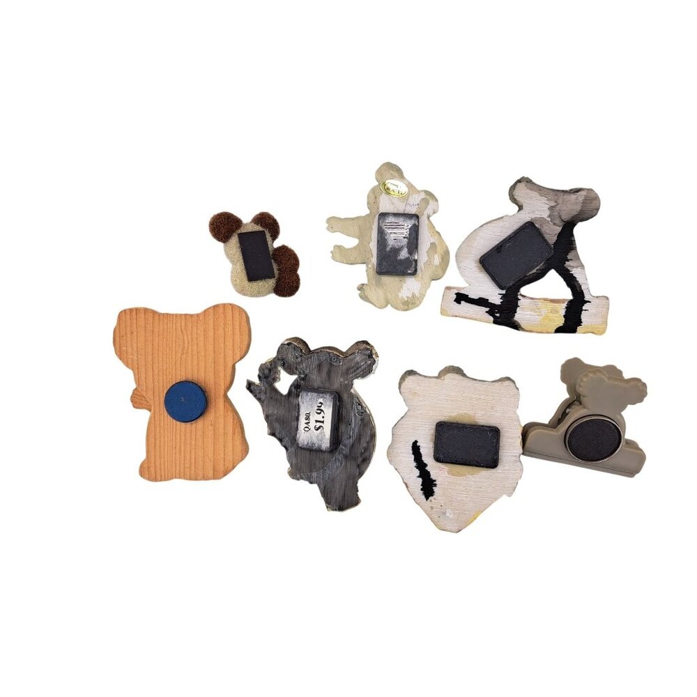 Vintage Koala Magnets Lot Of 7 Collection Bundle Clip Thermometer Australia - Picture 4 of 5
